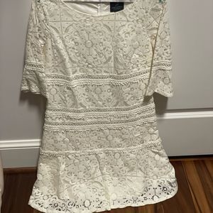 Adrianna Papell White Summer Dress